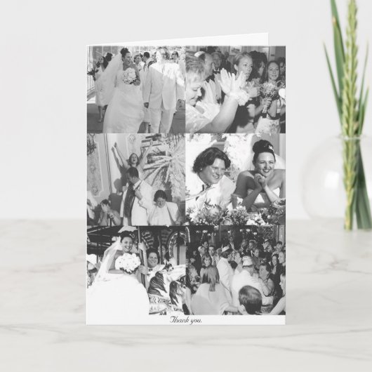 Dank u kaarden bedankkaart (Voorkant)