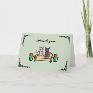 Dank u kaarden bedankkaart