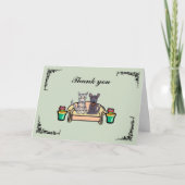 Dank u kaarden bedankkaart (Voorkant)