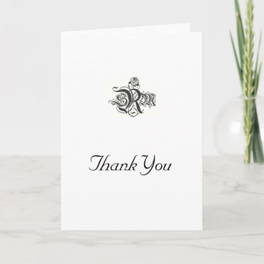 Dank u kaarden bedankkaart (Voorkant)