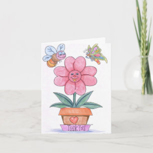 Dank u kaarden (cartoon) bedankkaart