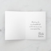 Dank u kaarden Chinees Dubbel Geluk Bedankkaart (Binnen)