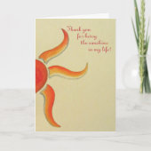 Dank u kaarden - dank u voor het zijn de bedankkaart (Voorkant)