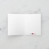 Dank u kaarden de Schotse kilt van de Bruid & van Bedankkaart (Binnen)