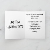 DANK U KAARDEN, GRAPPIG BEDANKKAART (Binnen)