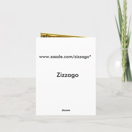 Dank u kaarden het Elegante Zwarte Goud van de Bedankkaart (Achterkant)