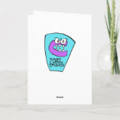 Dank u kaarden het voorkomen: Roomijs! Bedankkaart (Achterkant)