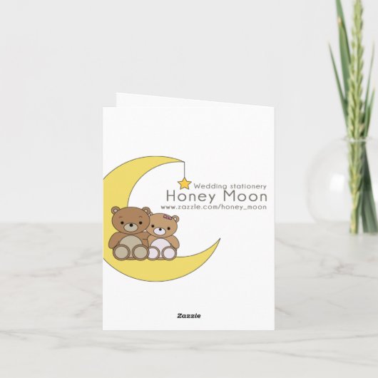 Dank u kaarden - Schotse Bruid & Bruidegom Bedankkaart (Achterkant)