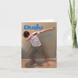 Dank u kaarden van Tiener Bedankkaart