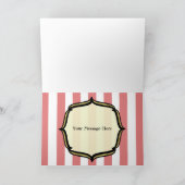 Dank u kaarden - Vintage Circus Bedankkaart (Binnen)