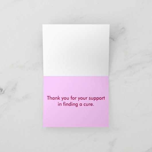 Dank u kaarden voor de Behandeling Bedankkaart (Binnen)