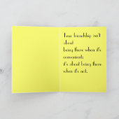 Dank u kaarden voor een Vriend Bedankkaart (Binnen)