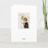 Dank u kaarden voor Gebeden Bedankkaart (Achterkant)