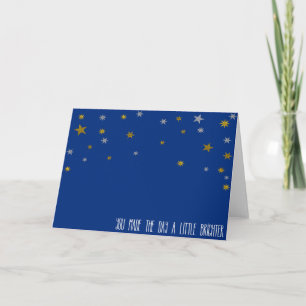 Dank u kaarden Weinig Baby shower van de Ster Notitiekaartje