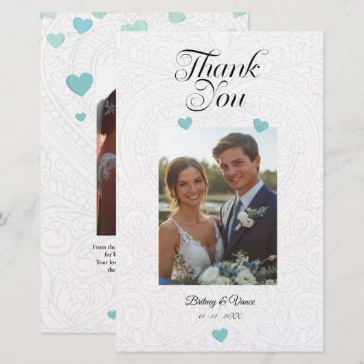 Dank u - Kaart (Voorkant / Achterkant)