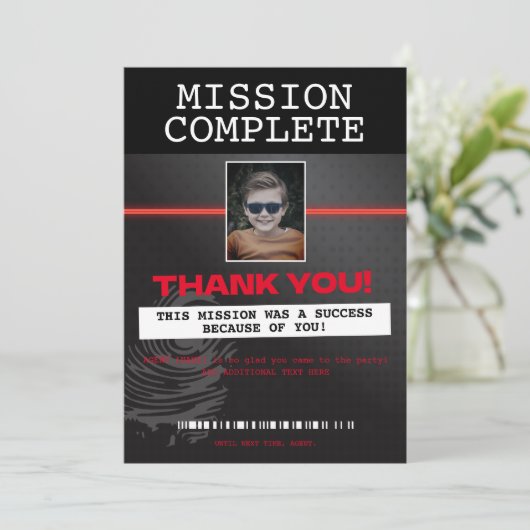 DANK U KAART (Staand voorkant)