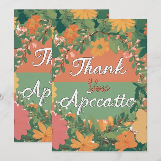 DANK U KAART (Voorkant / Achterkant)