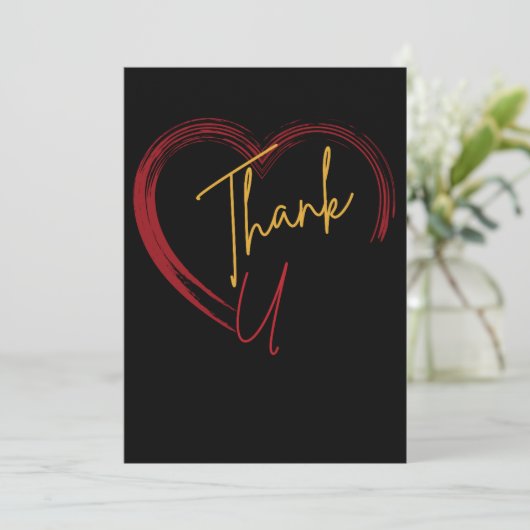 Dank U Kaart (Staand voorkant)