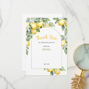 Dank u kaart citroen citru verjaardag.