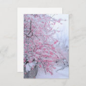 Dank u kaart decor met natuur (Voorkant / Achterkant)