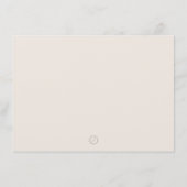 Dank u kaart eenvoudige moderne wilde bloemen (Achterkant)