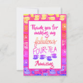 Dank u kaart Fabulous 40 (Voorkant)