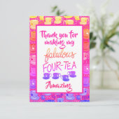 Dank u kaart Fabulous 40 (Staand voorkant)