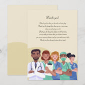 Dank u Kaart Gezondheidswerkers (Voorkant / Achterkant)