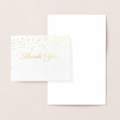 Dank u kaart goud verijdeld (Display)