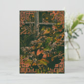 Dank u kaart Herfst gebladerte (Staand voorkant)