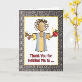 Dank u Kaart leraar - Happy Teachers Day Kaart (Gele Bloem)