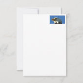 Dank u kaart met foto van Eagle & Schrift (Achterkant)