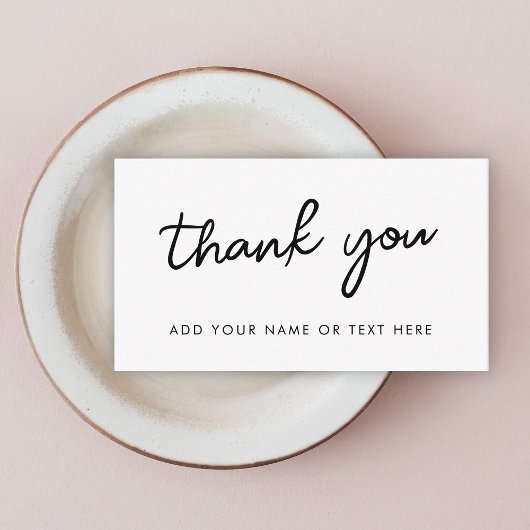 Dank u, Kaart | Minimaal wit