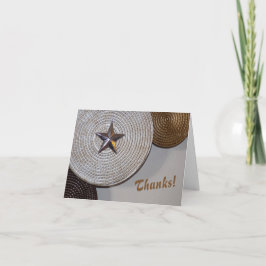Dank u Kaart Nota met een Ster