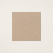 Dank u kaart op Premium Kraft papier. (Achterkant)