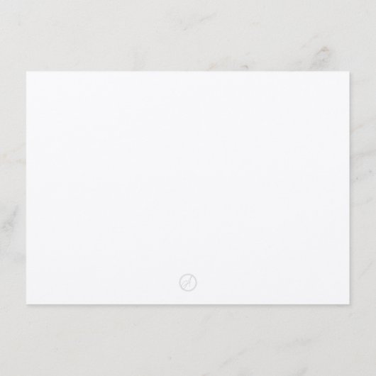 Dank u kaart Opmerking Blue Waves Ocean Beach Zome (Achterkant)