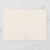 Dank u kaart opmerking tan beige anjer bloem (Achterkant)