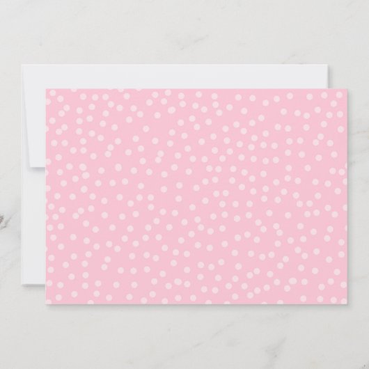 Dank u kaart Prinses Verjaardag Goud Roze (Achterkant)