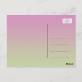 Dank u kaart, roze rododendron bloemen briefkaart (Achterkant)