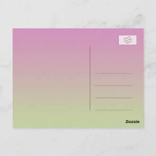 Dank u kaart, roze rododendron bloemen briefkaart (Achterkant)