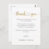 Dank u kaart, script dank u kaart (Voorkant / Achterkant)