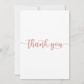 Dank u kaart, script dank u kaart, foto bedankkaart (Achterkant)