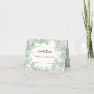 Dank u kaart & tafel zitkaart