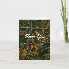 Dank u kaart val kleuren