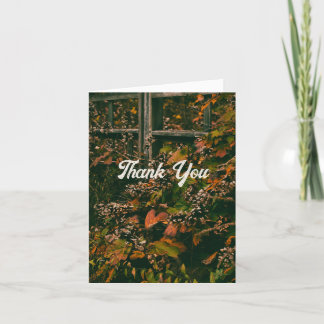 Dank u kaart val kleuren