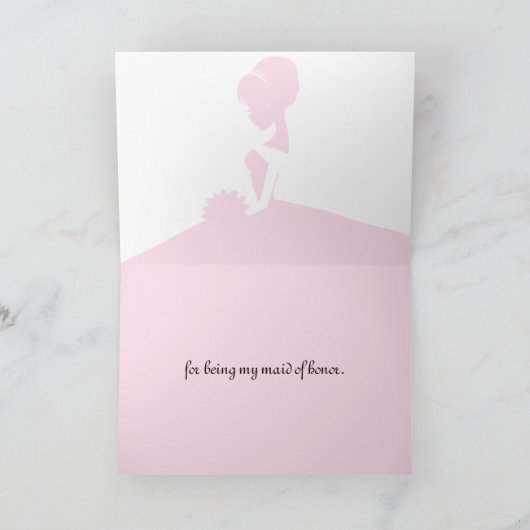 Dank u Kaart van het Huwelijk van het Eerste (Binnen)