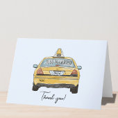 Dank u kaart voor NYC bruiloft