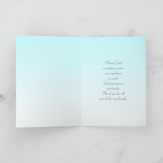 Dank u kaart voor verpleegkundige of arts (Binnen)