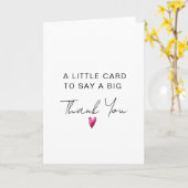 Dank u kaart, Vriend Dank u kaart, giftkaart Kaart (Gele Bloem)