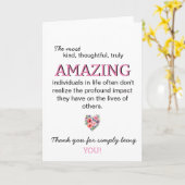 Dank u kaart, Vriend Dank u kaart, giftkaart Kaart (Gele Bloem)